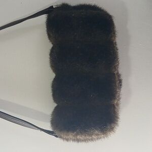 Faux Fur Shoulder Bag